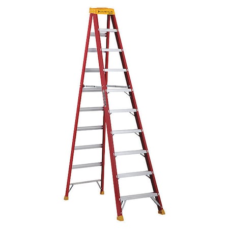 10 ft Fiberglass Stepladder, 300 lb Capacity MPN:L-3016-10