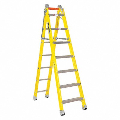 Combination Ladder Fiberglass 375lb 7ft. MPN:FXC1207