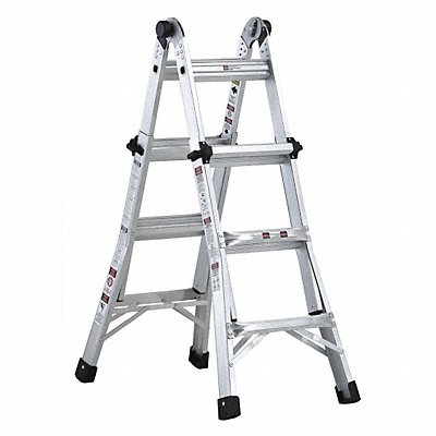Multipurpose Ladder Aluminum 300lb 13ft. MPN:L-2098-13