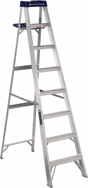 7-Step Aluminum Step Ladder: Type I, 8' High MPN:AS2108