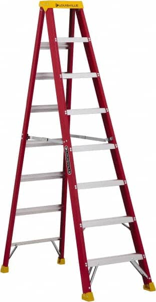 7-Step Fiberglass Step Ladder: Type IA, 8' High MPN:L-3016-08