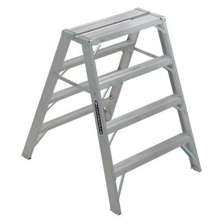4 ft Aluminum Sawhorse Ladder, 300 lb Capacity MPN:L-2032-04