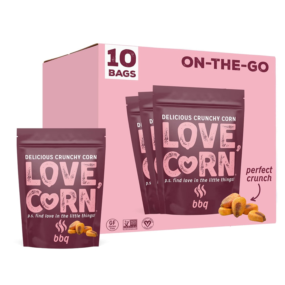 Love Corn Smoked BBQ Corn Chips, 1.6 Oz, Pack Of 10 Bags MPN:BBQ16X10