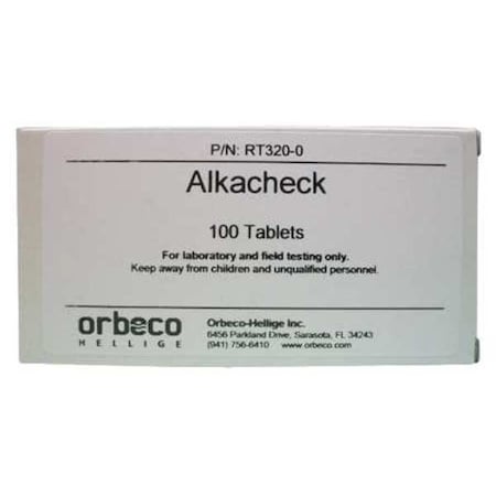 Alkacheck Alkalinity Reagent Tablets MPN:513200BT