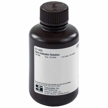 Indicator Solution, Liquid, 100PK MPN:VARIO INDICATOR SOLUTION