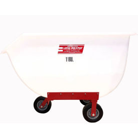 Poly-Tuf® 11 Bushel 3 Wheel Polyethylene Nursery Cart P11-3WI P11-3WI