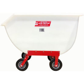 Poly-Tuf® 11 Bushel 4 Wheel Polyethylene Nursery Cart P11-4WI P11-4WI