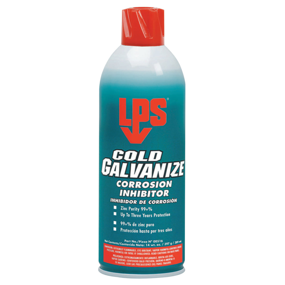 LPS Cold Galvanize Corrosion Inhibitor, 14 oz Aerosol Can MPN:00516