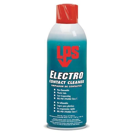 Contact Cleaner, Aerosol Spray Can, 14 oz, Liquid MPN:00416