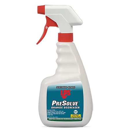 Degreaser, 20 Oz Trigger Spray Bottle, Liquid, Clear Water-White MPN:01422