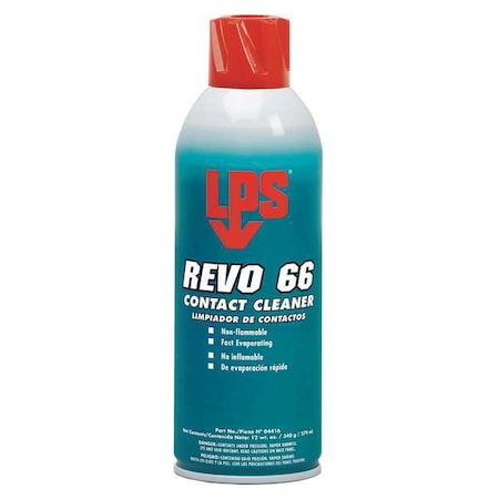 Contact Cleaner, Aerosol Spray Can, 12 oz, Liquid MPN:04416