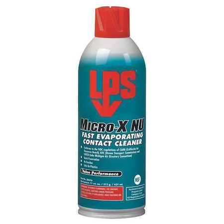 Contact Cleaner, Aerosol Spray Can, 11 oz, Liquid MPN:06616
