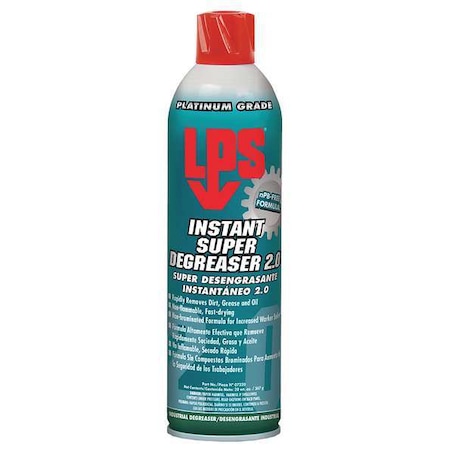 Degreaser, 20 Oz Aerosol Can, Liquid, Colorless MPN:07220