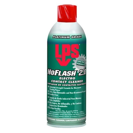 Contact Cleaner, Aerosol Spray Can, 12 oz, Liquid MPN:07416