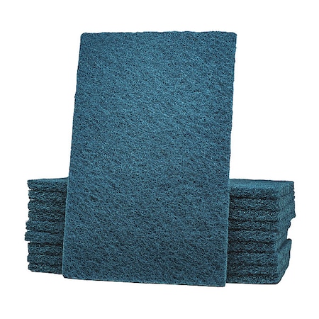 Scouring Pad, 8 7/8 in L, Blue, PK60 MPN:59660
