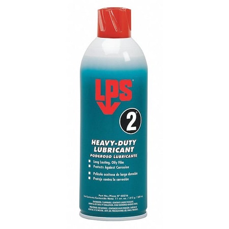 Heavy-Duty Lubricant, No Food Contact, 16 oz, Aerosol Can, Brown MPN:00216