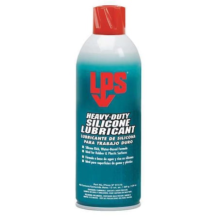Silicone Lubricant, 13 oz, Aerosol Can, Silicone, White MPN:01516