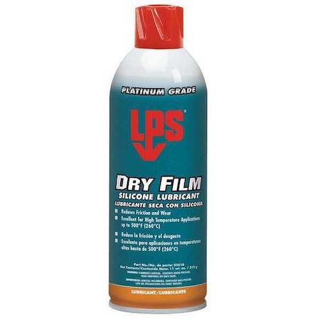 Dry Film Silicone Lubricant, 11 oz, Aerosol MPN:01616