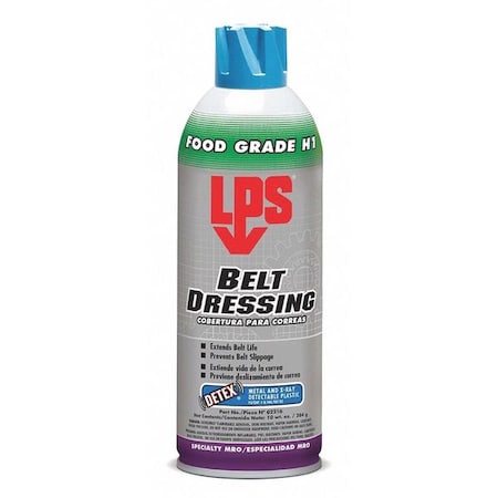 Belt Dressing with Detex, H1 Food Grade, 10 oz, Aerosol Can MPN:02216