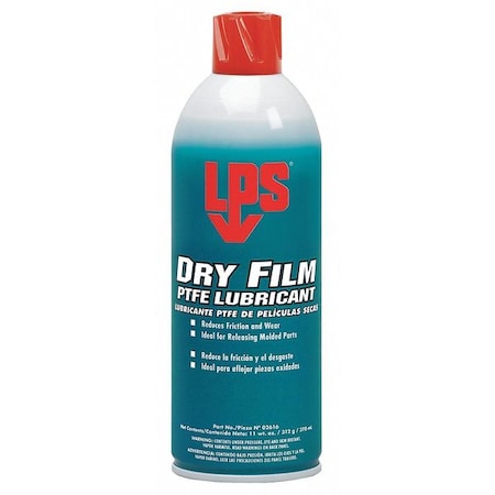 Dry Film PTFE Lubricant, 16oz., Net 11oz. MPN:02616