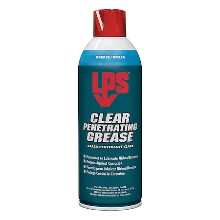 Penetrating Lubricant, 11 oz, Aerosol Spray Can, PTFE Base, 400 Degrees F Max Op Temp, Not Rated, Brown MPN:06716