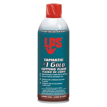 Cutting Oil, 11 oz., Aerosol, Gold MPN:40312