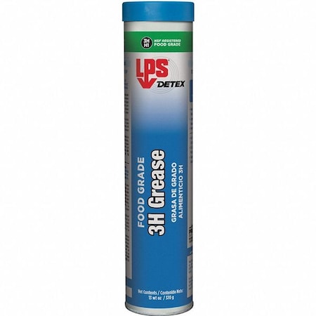 Multipurpose Grease, 13 oz, Cartridge, Silicone Base, 230 Degrees F Max Op Temp, White MPN:54014