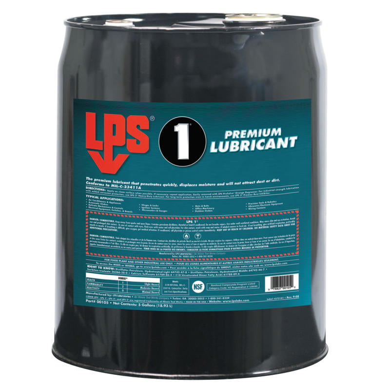 LPS 1 Premium Lubricants, 5 gal, Pail MPN:00105