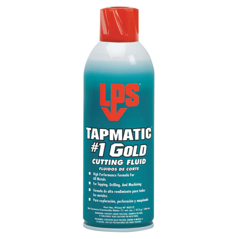 LPS Tapmatic #1 Gold Cutting Fluids, 11 wt oz, Aerosol Can MPN:40312