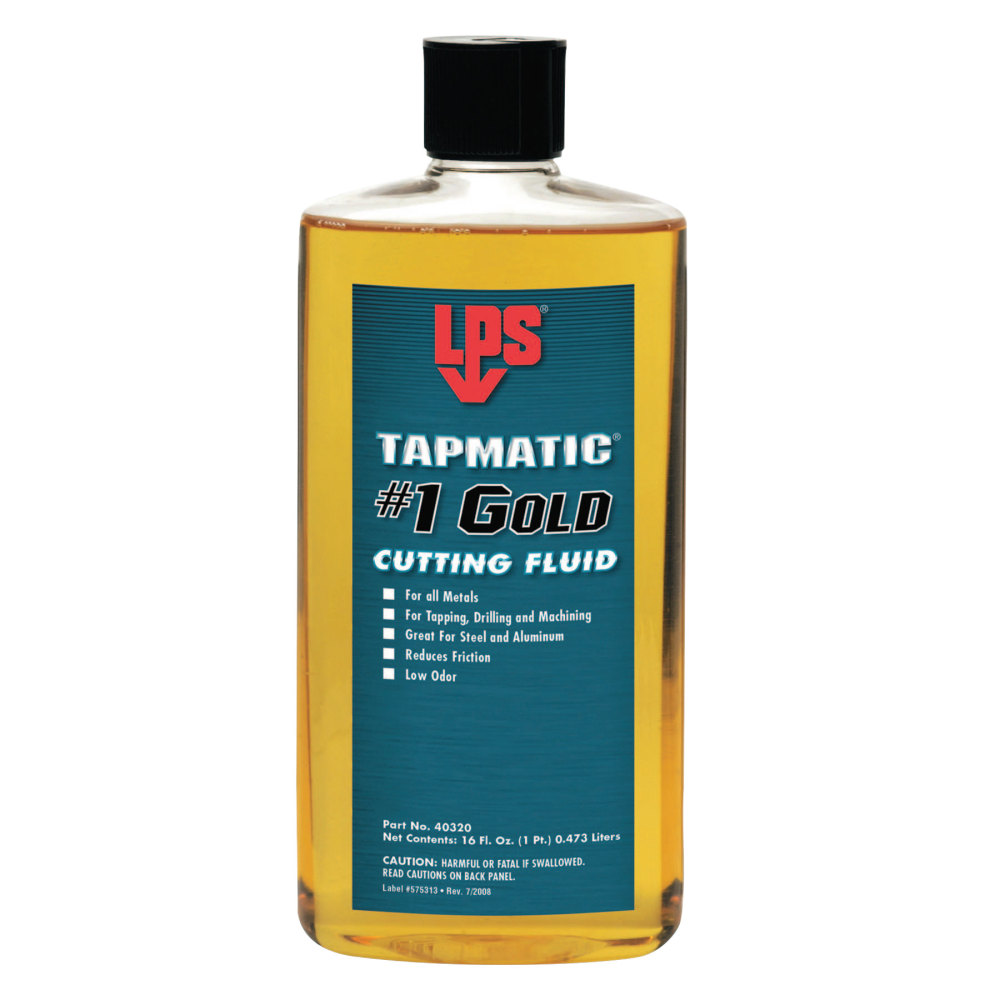 LPS Tapmatic #1 Gold Cutting Fluids, 16 fl oz, Bottle MPN:40320