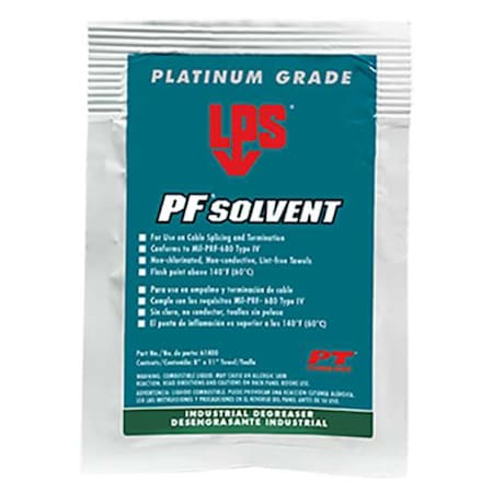 Solvent and Degreaser Wipes, 8 x 11 in MPN:61400
