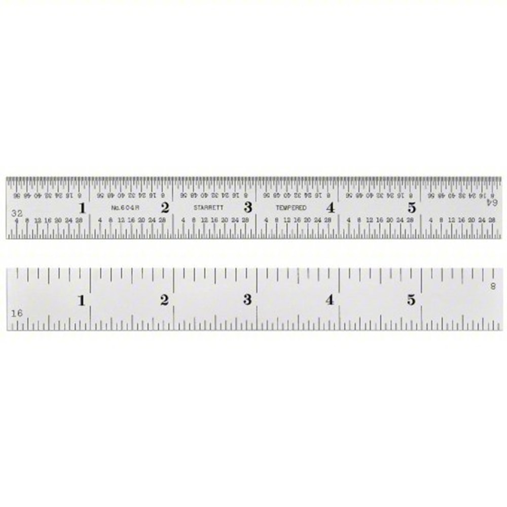 L.S. Starrett Spring Steel Fully Flexible Rulers, 12inL x 11inW, Silver, Pack Of 12 Rulers MPN:52679
