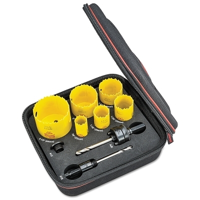 Dch Electricians Kt A w/6 Holesaws & 3 Acc MPN:KDC06042-N