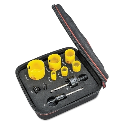 Fch Electricians Kit C w/6 Holesaws and 4 Access MPN:KFC06041-N