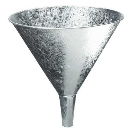 Funnel, 4 qt., Steel, Silver MPN:75-017