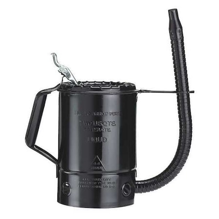 Painted Measure, 2 qt., Steel, Black MPN:75-662