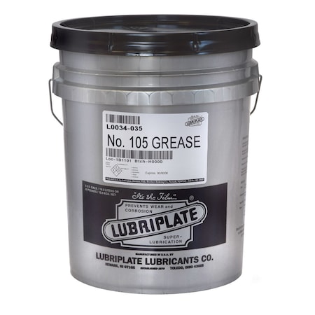 Grease, 35 lb, Pail, 140 Degrees F Max Op Temp, White MPN:L0034-035