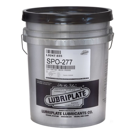 Lubricant, 5 gal, Pail, Mineral Base, 475 Degrees F Max Op Temp, Orange MPN:L0247-035