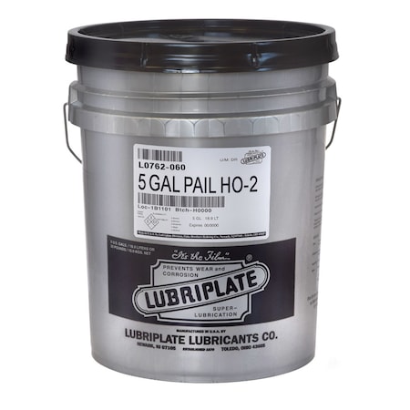 Hydraulic Oil, 5 gal, Bucket, Mineral Base, 535 Degrees F Max Op Temp, Colorless MPN:L0762-060