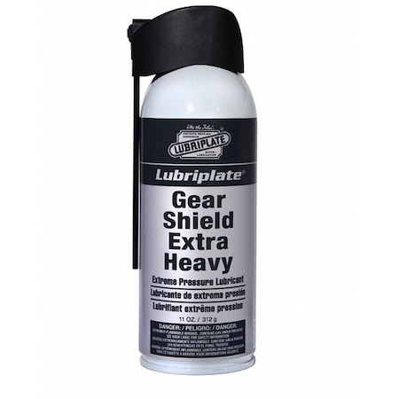 Lubricant, 11 oz, Aerosol Spray Can, Mineral Base, 275 Degrees F Max Op Temp, Black MPN:LBRP152063