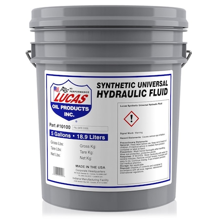 Synthetic Universal Hydraulic Fluid, 1x1 MPN:10524