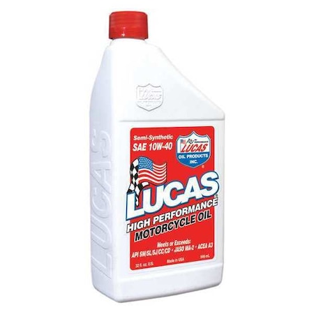 Semi-Synthetic Motorcycle Oil, 32 Oz. MPN:10710