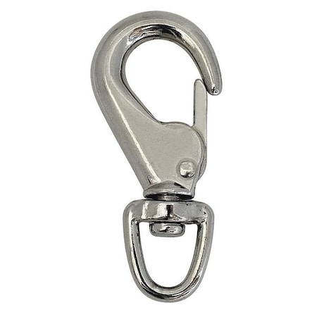 Utility Spring Hook, Zinc, 1 in Eye Dia MPN:4FCF4