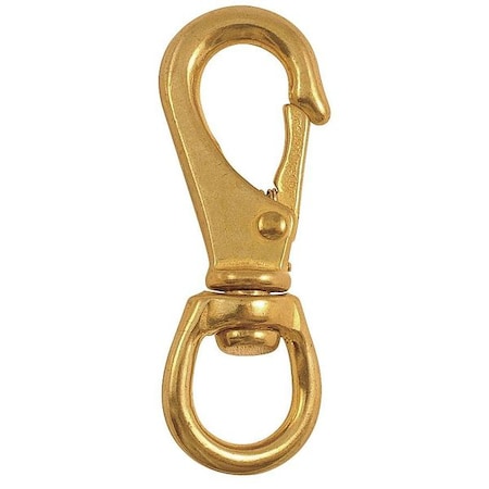 Utility Spring Hook, Bronze, 5/8in Eye Dia MPN:4FCF5