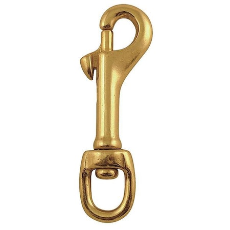 Slide Bolt Snap, Bronze, 7/16 in Eye Dia MPN:4FCH1
