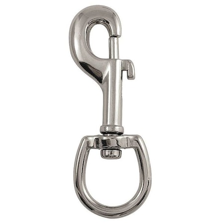 Slide Bolt Snap, Iron, 5/8 in Eye Dia MPN:4FCJ9