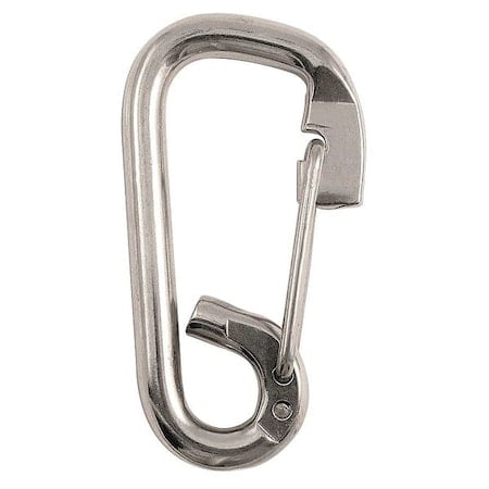 Spring Snap, HD, Steel, L 3 3/16 In, Snap Opening: 9/16 in MPN:4GGP7