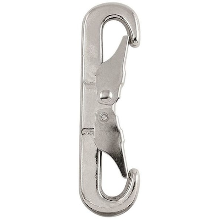Double Cap Snap, Iron, 1/4 in Eye Dia MPN:4GGU4