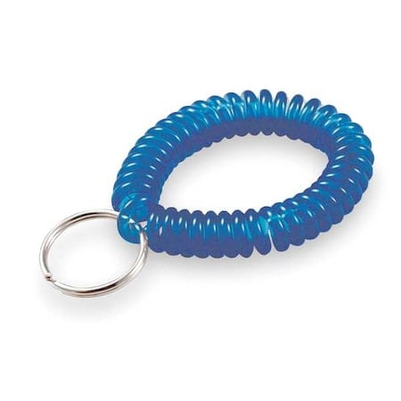 Wrist Coil, Blue, Polyurethane, Steel, Wrist Coil, Nickel Plated 5 PK MPN:4103505