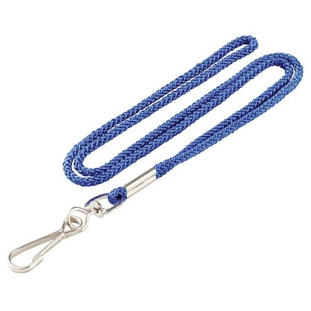 Lanyard, Blue, Nylon, Lanyard, 10 PK MPN:41430